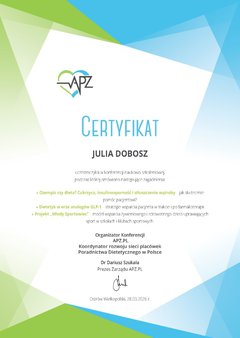 Certyfikat Certyfikat